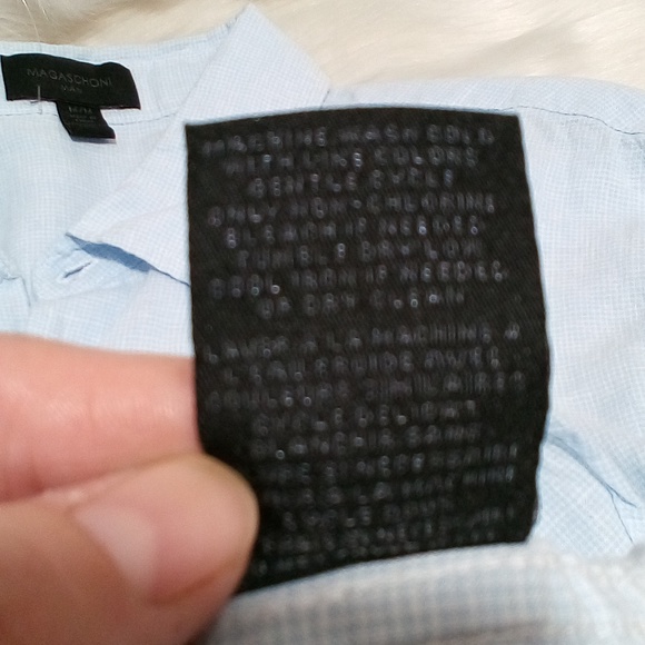 FLASH SALE! Magaschino Man Button Up Shirt Sz.M Like New - Picture 11 of 11